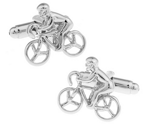 Sporting Riding Bicycle Cufflinks